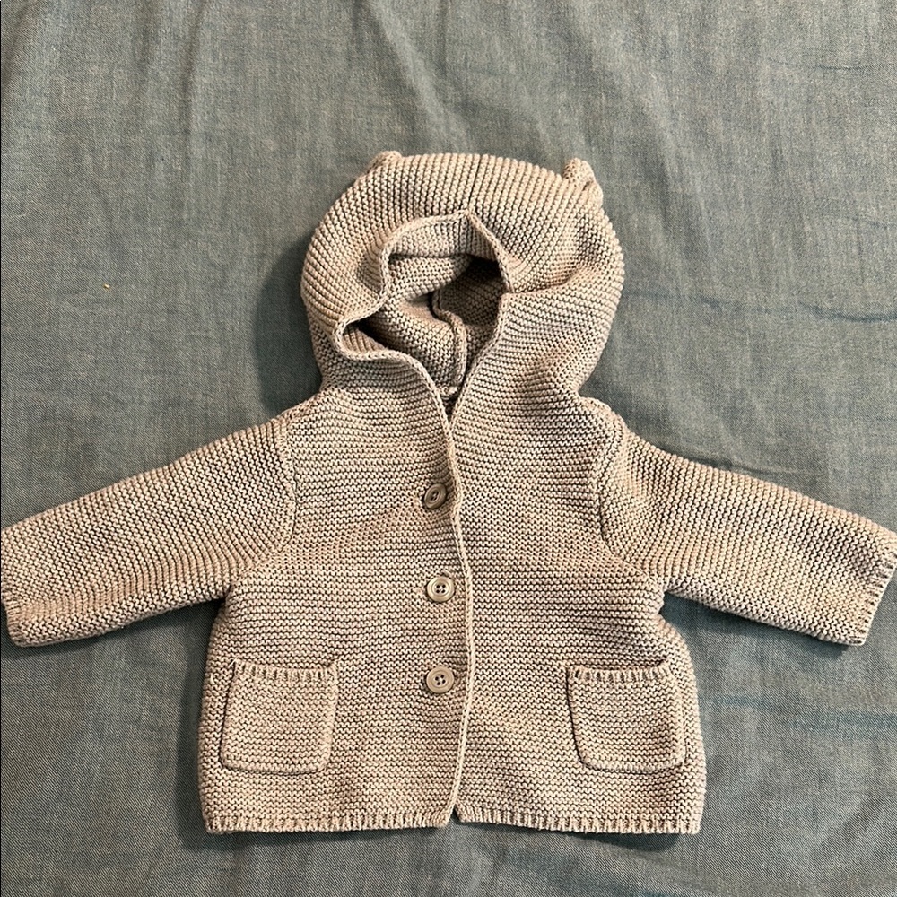 Cozy Knit Hooded Baby Cardigan GAP 0-3 month